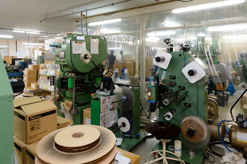 不二工業の快適な工場内観